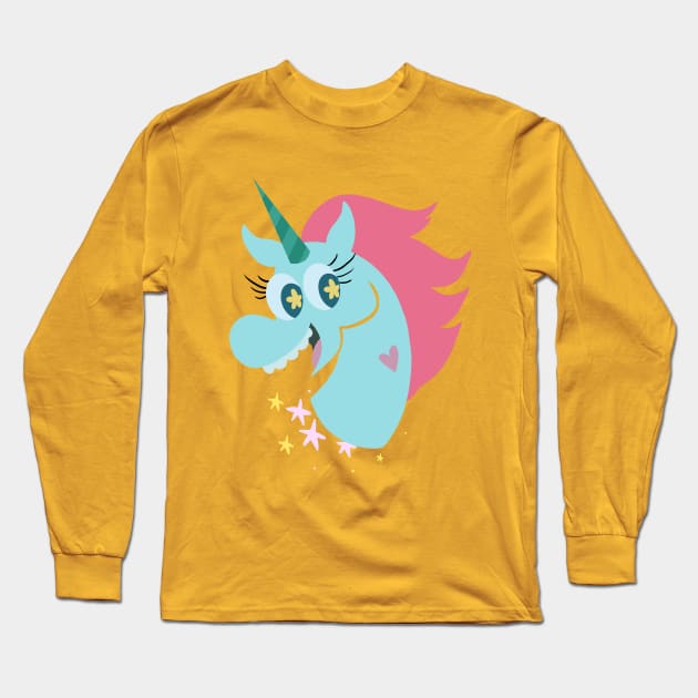 Princess PonyHead Long Sleeve T-Shirt by Contenebratio